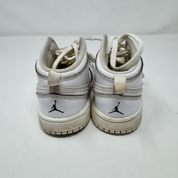 Nike Air Jordan White and Gray High-Top Sneakers - Picture 3 of 6